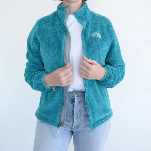 The North Face Teal Quarter Zip Fleece Sweater Gorpcore S - Picture 2 of 12